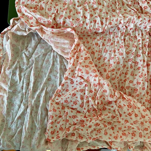 Billabong Sunbright Slip Dress Pink Floral Size M - Midi Dress - Picture 6 of 7